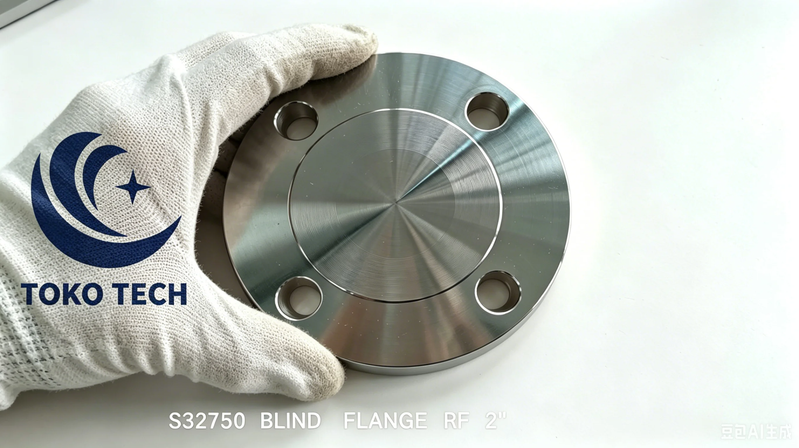 Blind flanges packaged